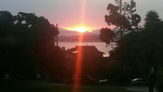 Sunrise from the property - 1100 McClellan Ave