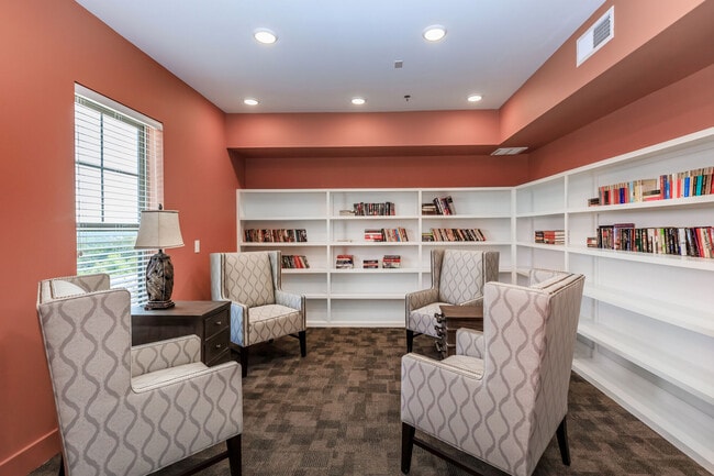 Resident Library & Reading Lounge - Hills at Leander, A 62+ Community