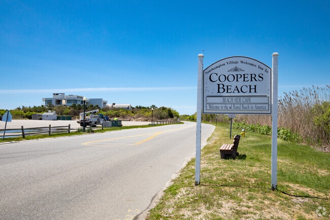 Coopers Beach is located off of Meadow Lane in Southampton.