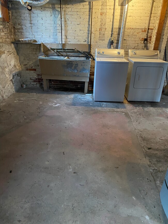 Laundry in basement - 9 Fayette St