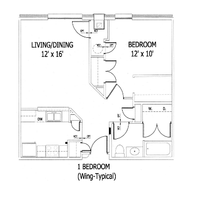 1BR / 1BA - Main Street Commons