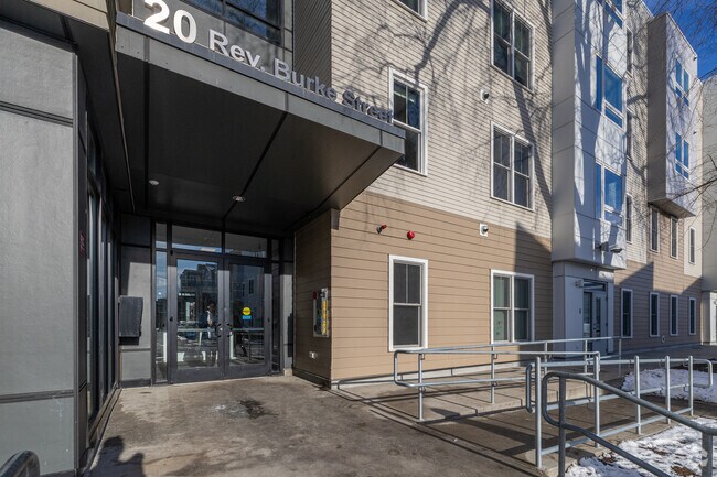 Building Entrance - Anne M. Lynch Homes at Old Colony