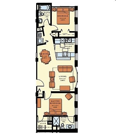 Park Lane Villa – 2 Bed 2.5 Baths