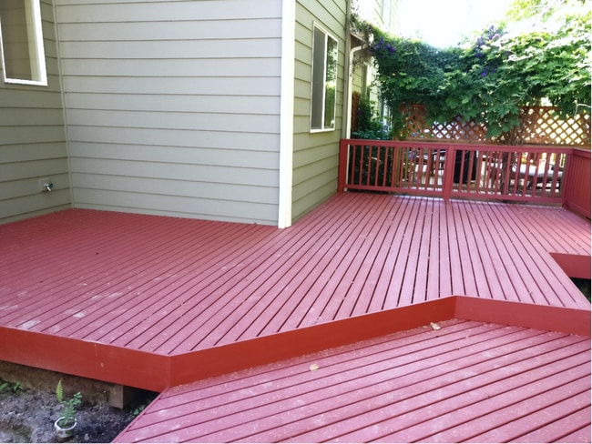 Deck in backyard - 8729 233rd Pl NE