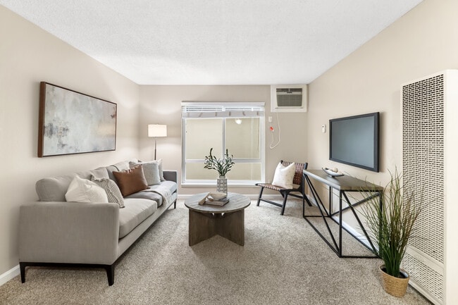 Model Living Room - River's Edge Apartments