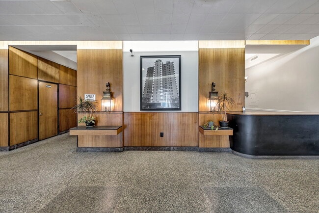 Front door entry - Cornell Arms Apartments