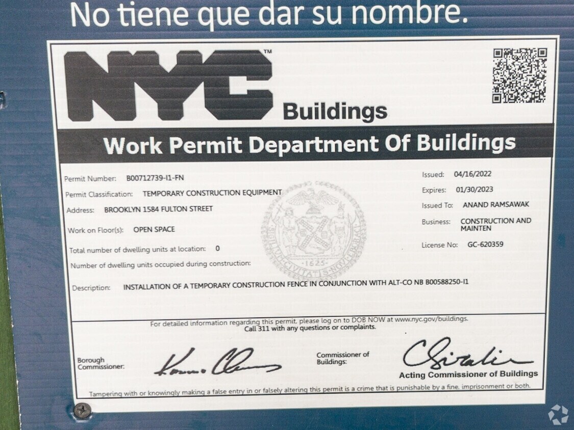 Foto del edificio - 1584 Fulton St