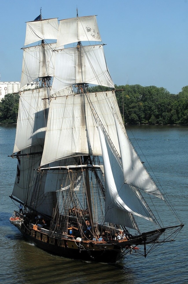 Sailboat on Lake Erie