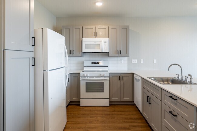 1 habitación, 1 baño - 625 pies cuadrados - Cocina - Meadow Vista Apartments