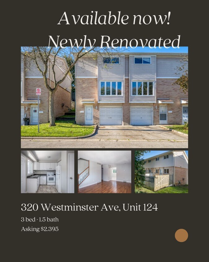 Photo principale - NEWLY RENOVATED THREE BEDROOM CONDO TOWN