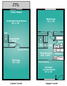 1BR/1BA - Portico Villa