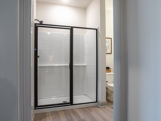 The Sabine: 2BR, 2BA- Primary Bathroom - The Flats at Ransley