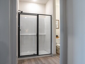 The Sabine: 2BR, 2BA- Primary Bathroom - The Flats at Ransley