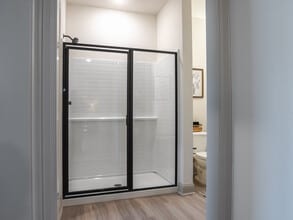 The Sabine: 2BR, 2BA- Primary Bathroom - The Flats at Ransley