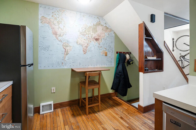 Stairs to Basement from Kitchen - 706 N Bodine St