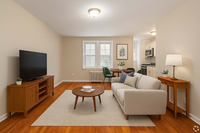 1BR, 1BA - 642SF Kitchen/Living Room - Virtually Staged - Eldorado Village