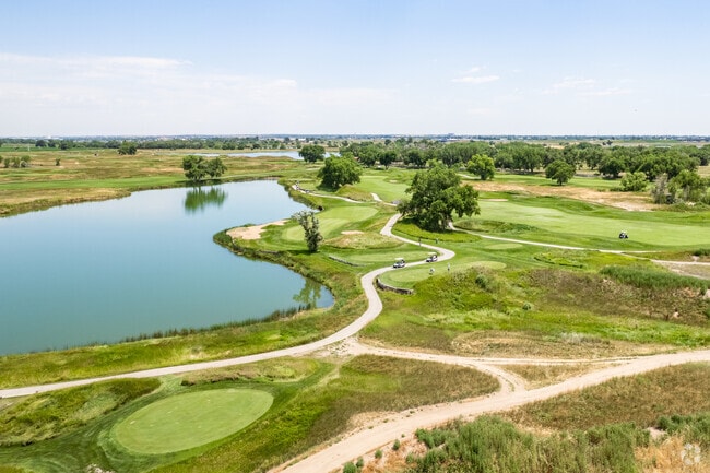 Enjoy a round of golf at Riverdale Dunes Golf Course near Henderson, Colorado.
