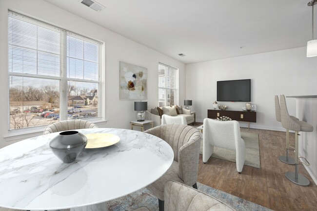 Model Apartment - Dining Area View - Prospect Hall Apartments