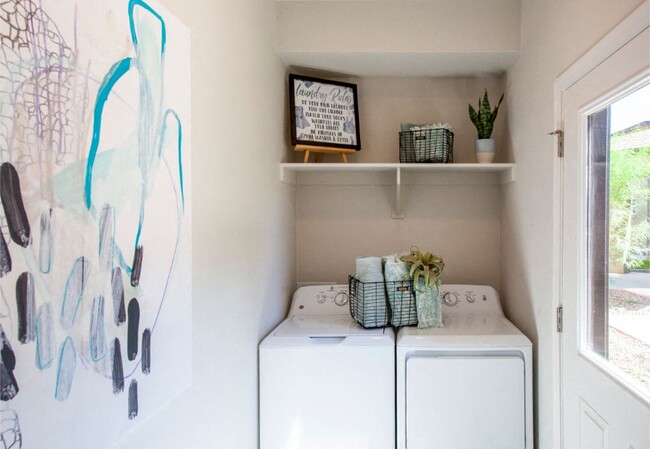 In-Unit Washer & Dryer - San Vicente Townhomes