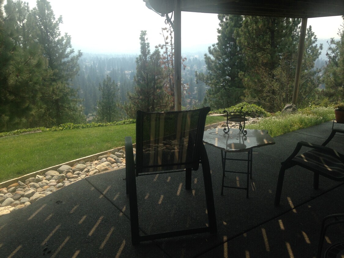 Private front deck with view underneath homeowners' porch. - 3003 W Horizon Ave