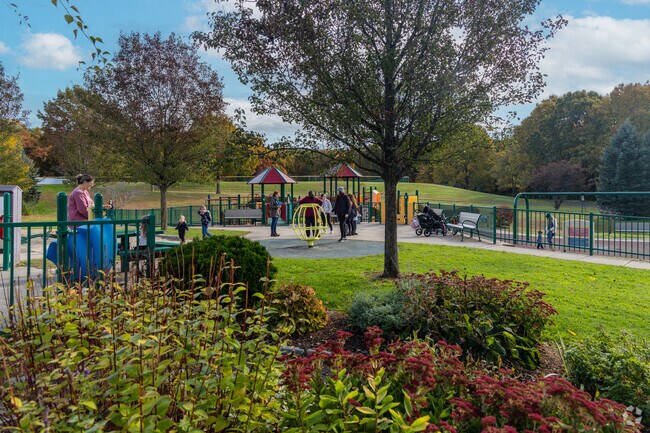 Nevers Park in South Windsor has a sensory area for your kids to experiment with.