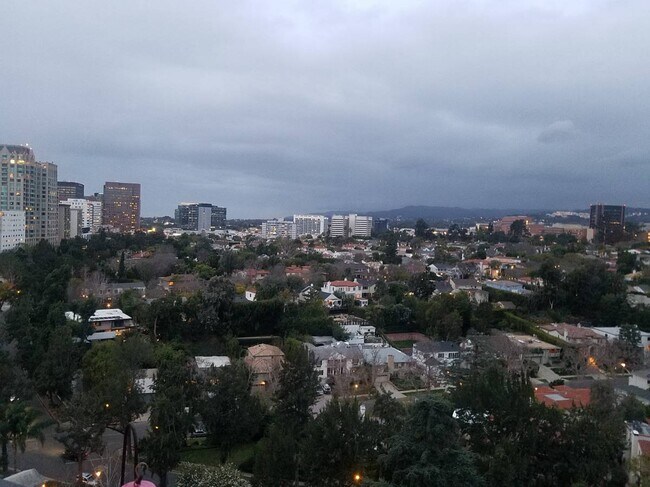 VIEW FROM LIVING ROOM - 10535 Wilshire Blvd