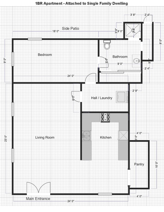 Floor Plan - 1240 Butterfield Rd