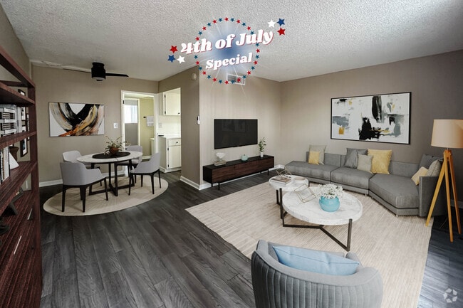 1 BR, 1 BA - Living Room - Maryland Park Apartments