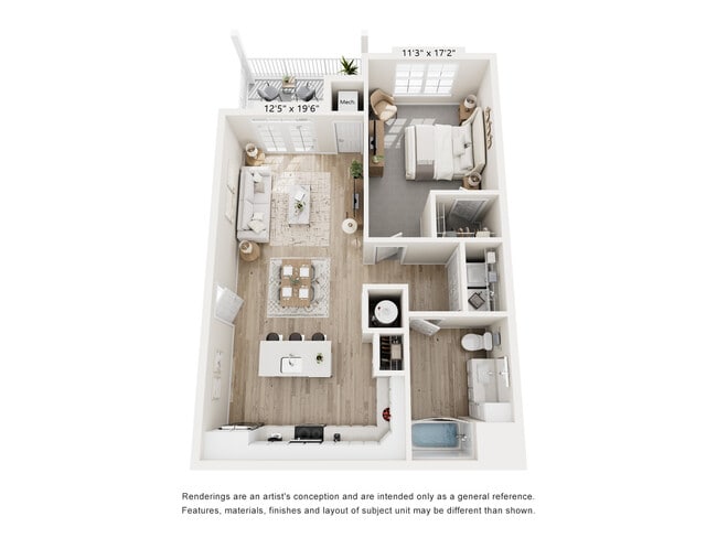 Un dormitorio/un baño - Susquehanna Trail Apartments-New Construction