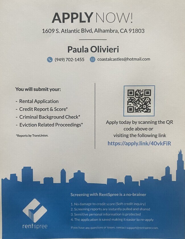 Application - 1609 S Atlantic Blvd