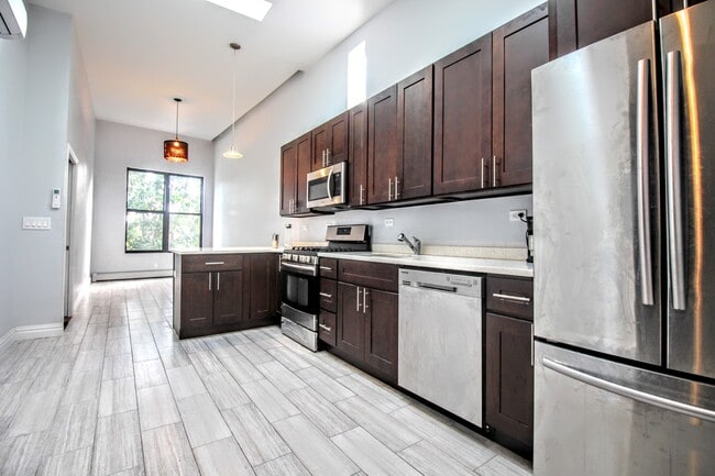 Giant Skylight kitchen & Living Room - 447 Evergreen Ave