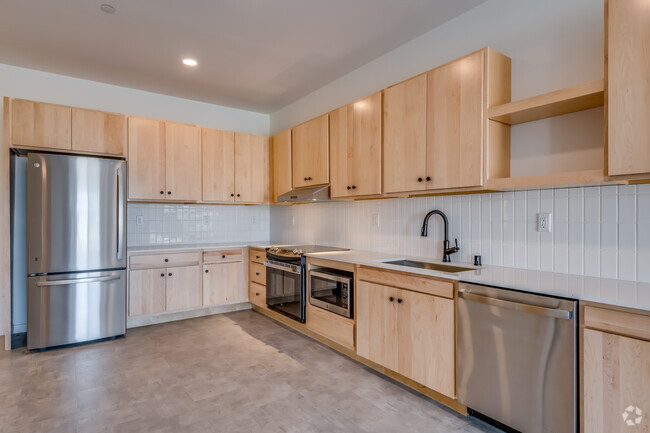 A4 - 1 Bed / 1 Bath - 703SF - The Common Place Apartments