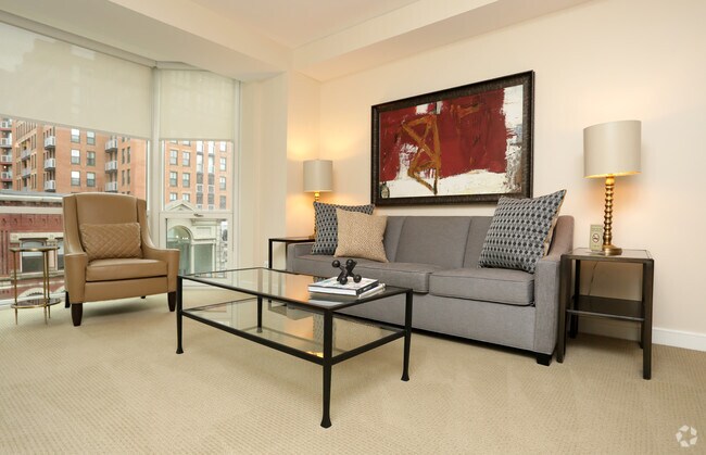 Sala de estar amueblada - The Lansburgh