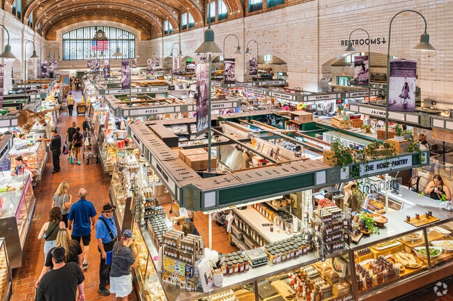 Ohio City is home to the famous and historic West Side Market.