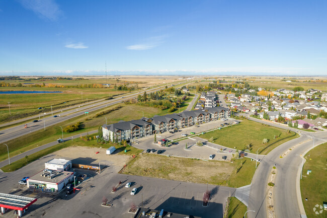 Aerial Photo - Savanna at Strathmore Lake Estates