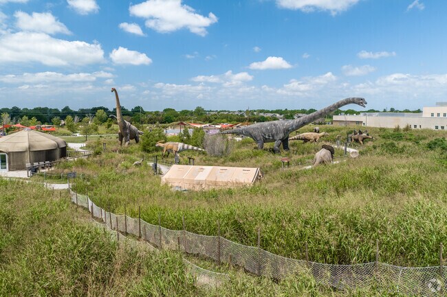 Take a step back in time at Derby's Field Station Dinosaur Park.