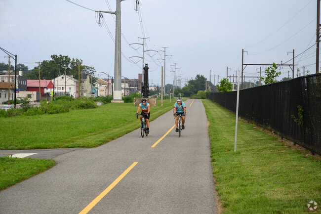 Go for a ride on the Schuylkill River Trail, parts of it goes through Norristown.