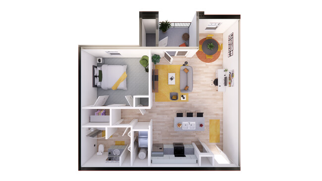 1 dormitorio con comedor - Oakwood Landings