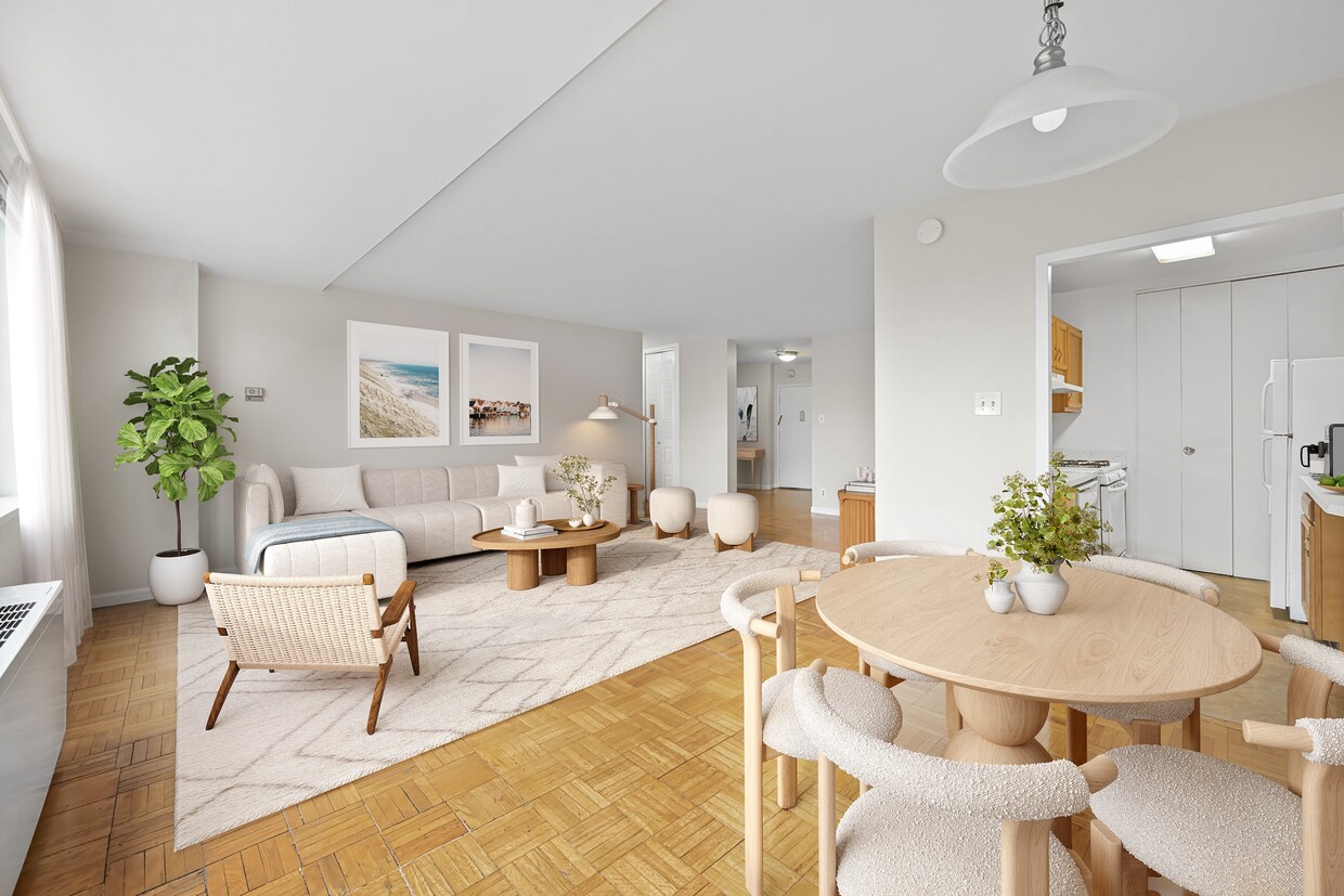 Overview of a One-Bedroom Floor Plan - Connecticut House Apartments