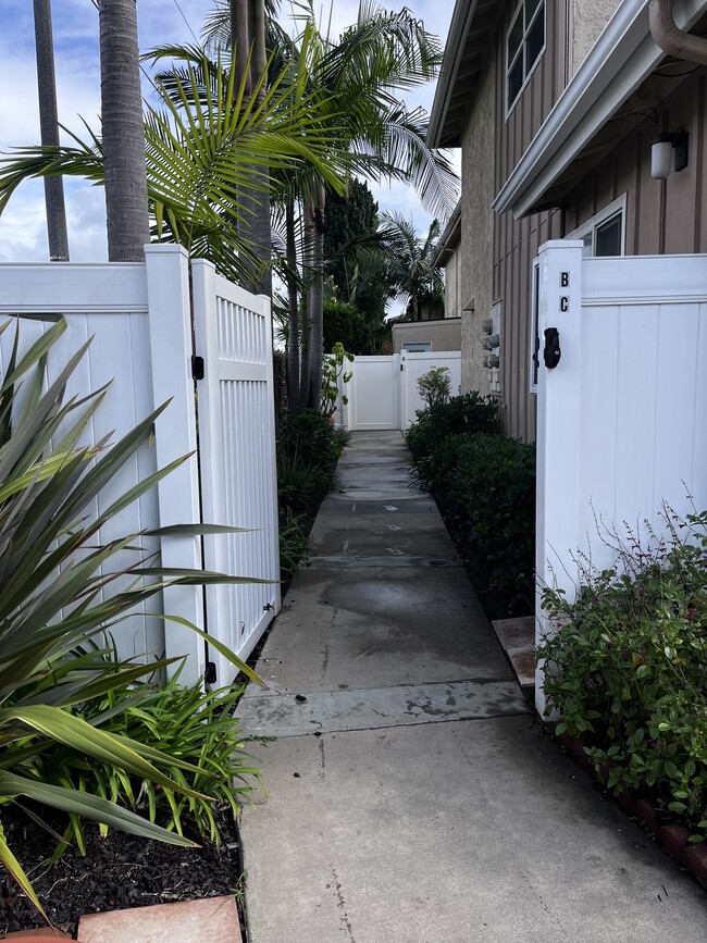 Entry Gate to Units B & C - 16522 Hillview Cir