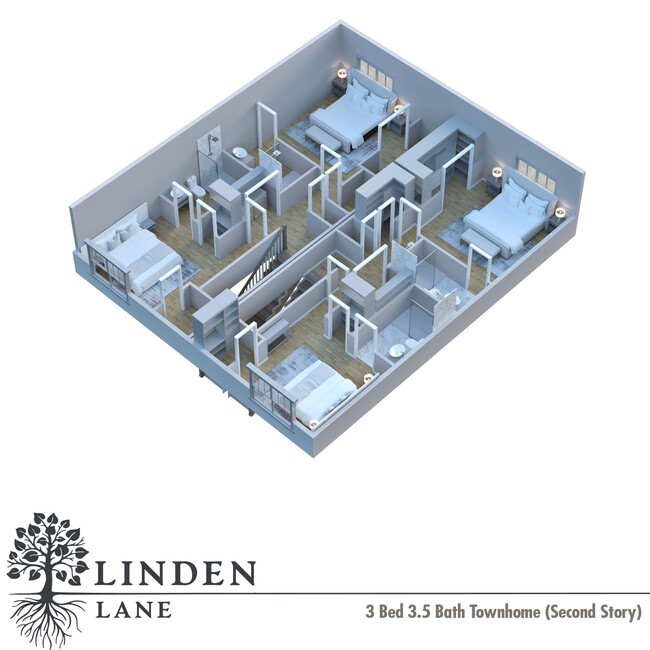 Plano de planta - Linden Lane