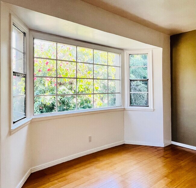 Living room bay window - 1217 N Curson Ave