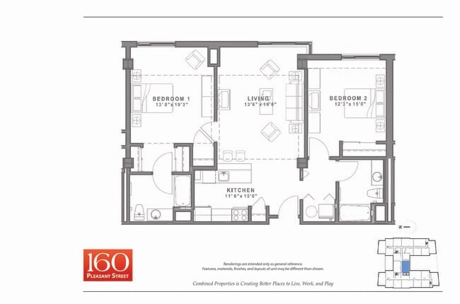 Interior Photo - 160 Pleasant Street Apartments