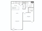 One Bedroom (603 SF)