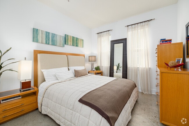 2BR, 2BA - 1,165SF - Bedroom Two - Optimist Lofts