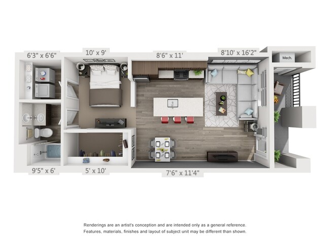 Floorplan - 4th West