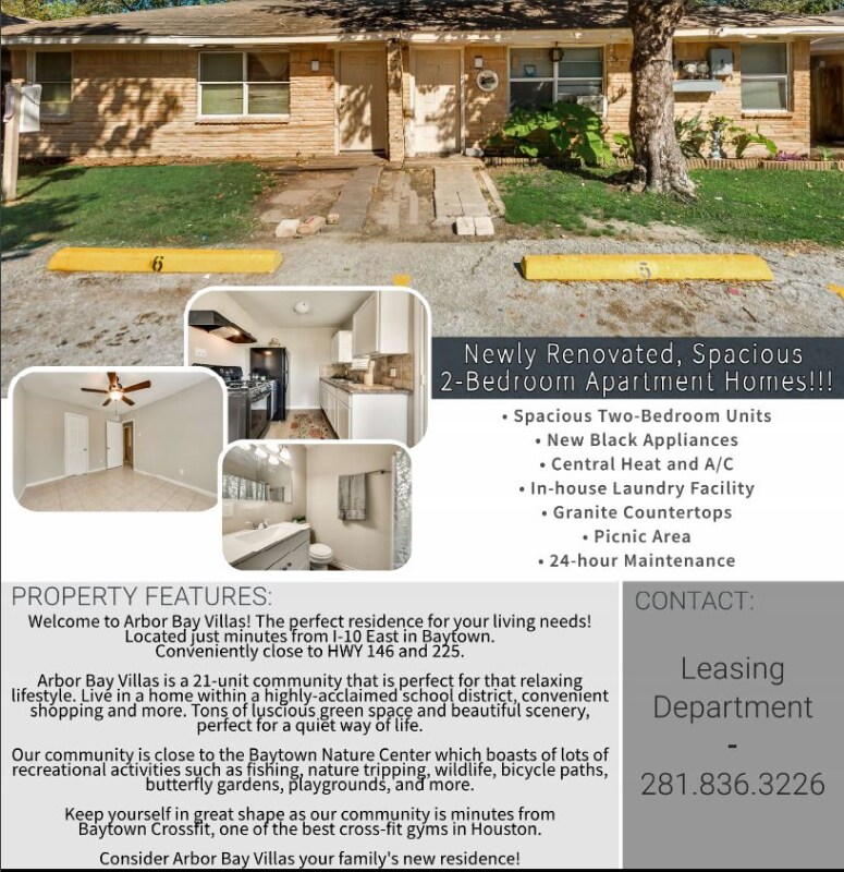 115 Arbor St Unit 4, Baytown, TX 77520 Room for Rent in Baytown, TX
