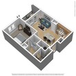 1 Bed 1 Bath 730 SqFt (648 Net)