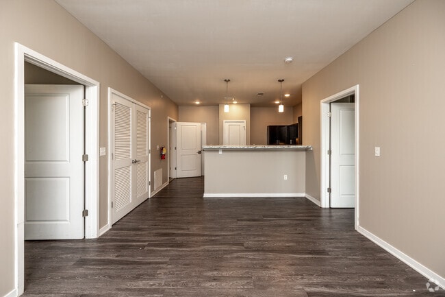 2BR, 1BA - 1,028 SF - The Benton - Living Room - Ashton Flats