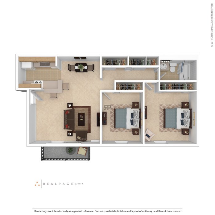 Deer Creek – 2 Bedroom